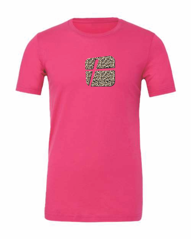 Leopard Berry Pink Tee