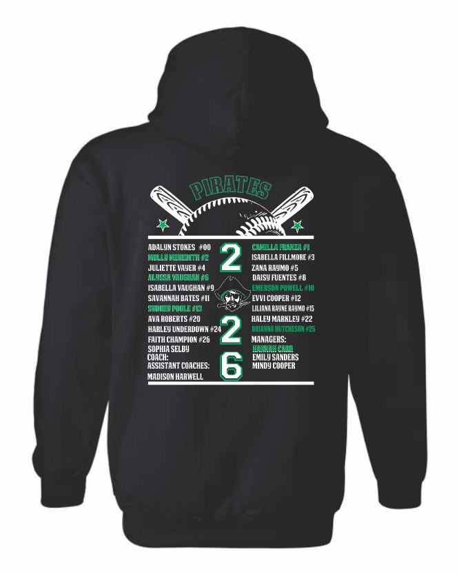 Greenland Softball Hoodie