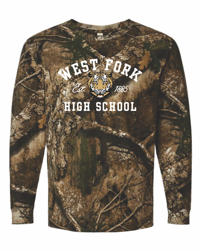 West Fork High School Long Sleeve - Real Camo