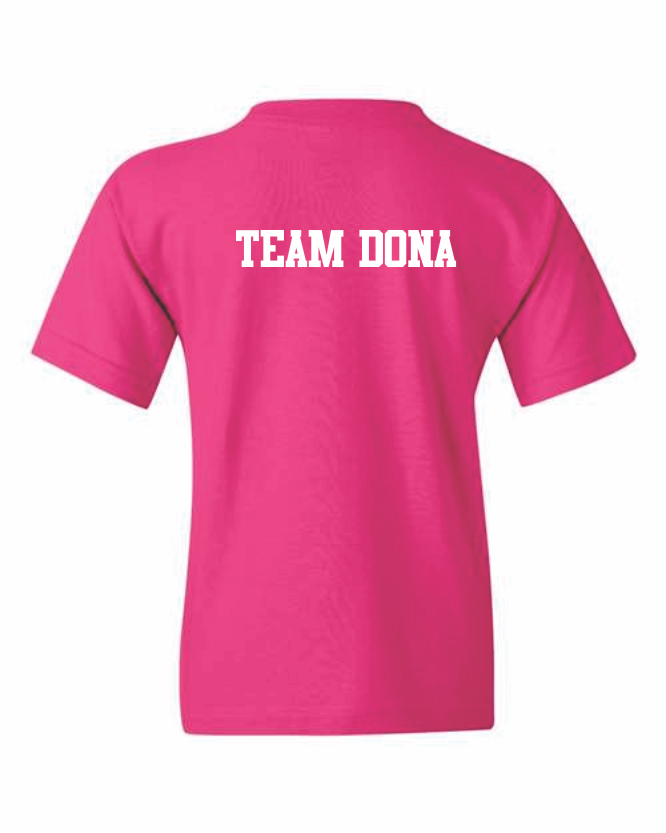 GO FIGHT WIN - Mountainburg Pink Out - Team Dona (YOUTH)