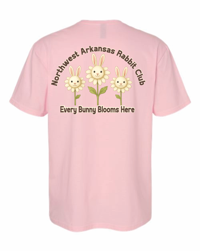 Northwest Arkansas Rabbit Club - Youth Pink Tee