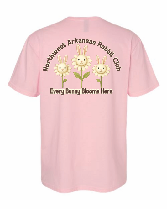 Northwest Arkansas Rabbit Club - Adult Pink Tee