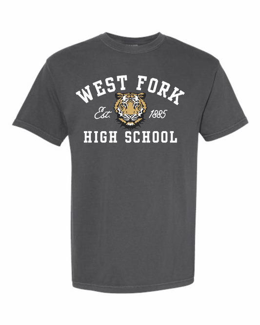 West Fork Tigers High School Comfort Color