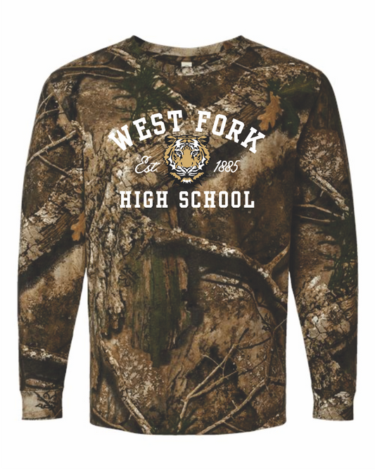 West Fork High School Long Sleeve - Real Camo
