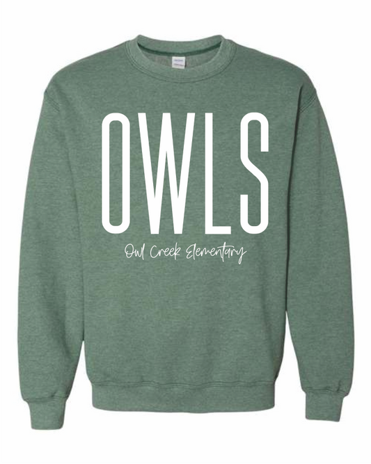 Owls Sweatshirt Adults Only